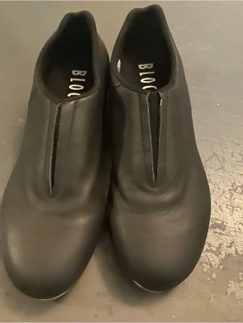 Bloch Ladies Tap Flex Slip On Leather Tap Shoes in Black 4.5 ballet dance jazz